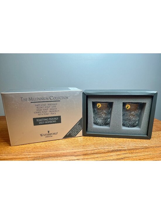 Waterford Other - New In Box Set of 2 WATERFORD Crystal Millennium Series Prosperity Pattern Toast